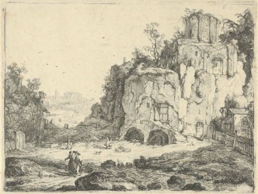 Landscape with the Temple of Vesta at Tivoli