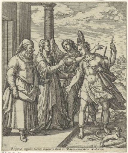 Tobias and the Angel Take Leave of Tobit and Anna