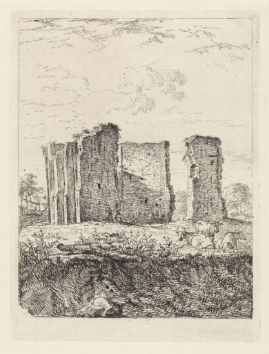 Ruin in a meadow