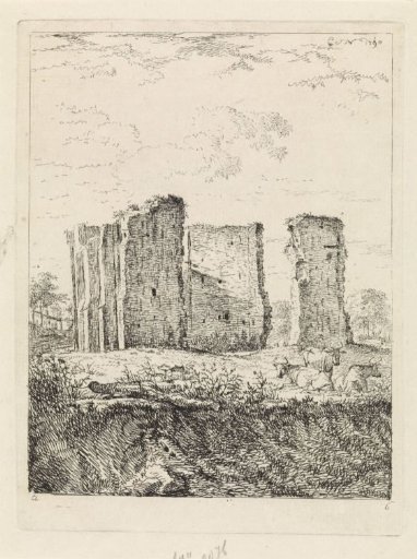 Ruin in a meadow