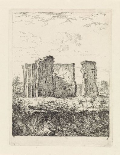 Ruin in a meadow
