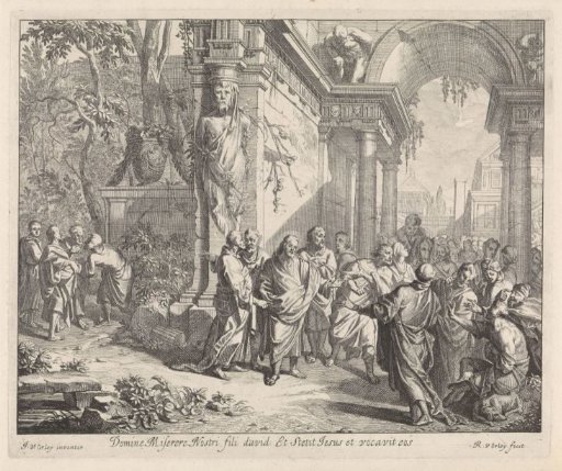 Christ Healing Two Blind Men