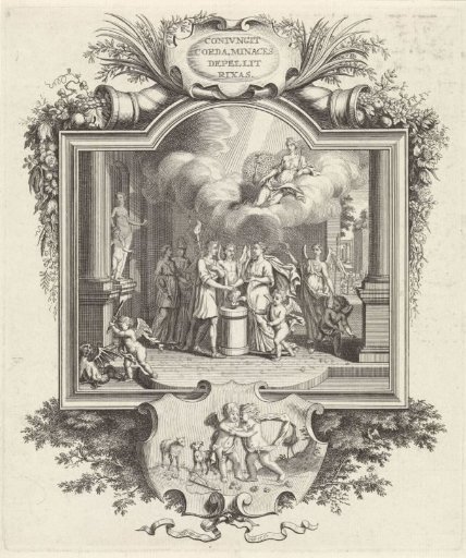 Allegorical representation on the occasion of the marriage