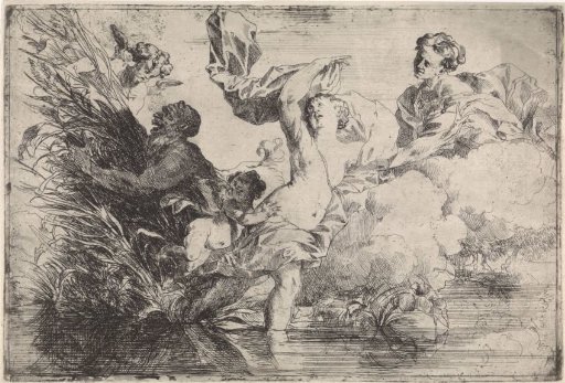 Pan pursuing a nymph