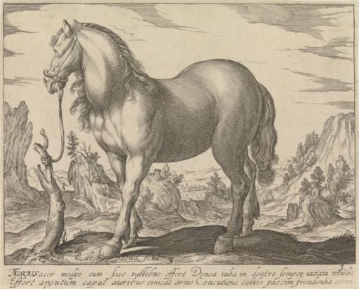 Landscape with a Horse from Tuscany