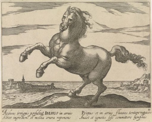 Landscape with a Horse from the Iberian Peninsula