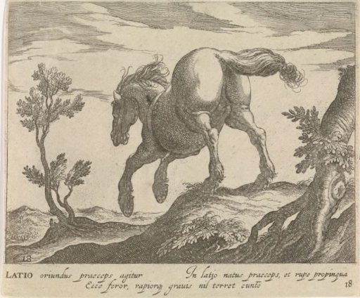 Landscape with a Horse from Lazio