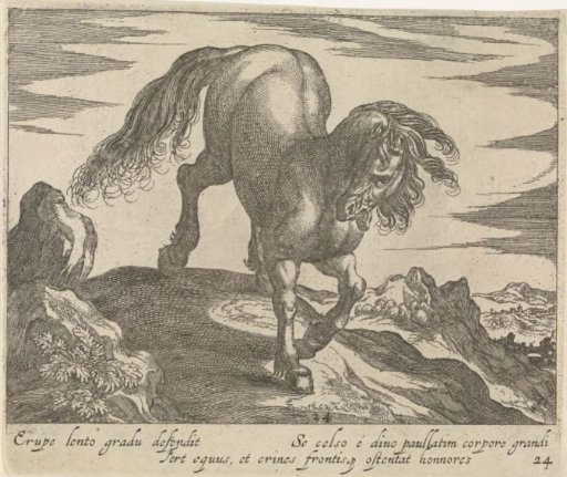 Landscape with a Horse on a Hill