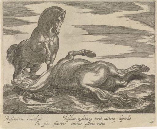 Landscape with Two Horses