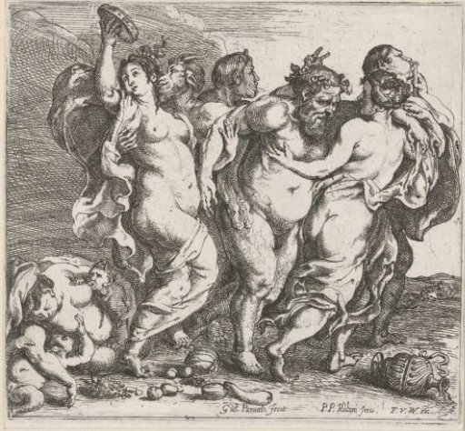 Bacchanal with Silenus