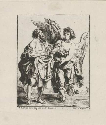 Elijah visited by an angel