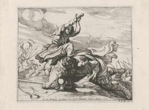 David beheads Goliath