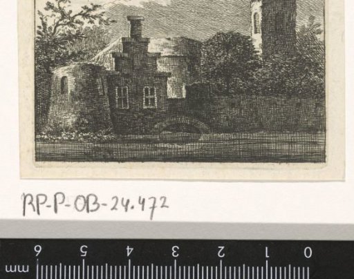 View of a house with a stepped gable