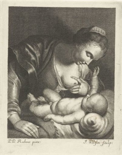 Mary with the Christ Child at Her Breast