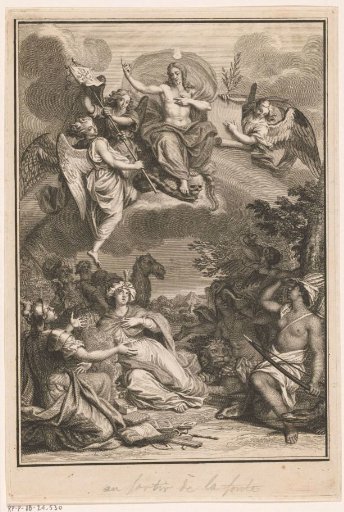 Christ appears to the personifications of the continents