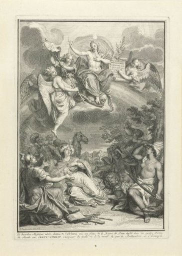 Christ appears to the personifications of the continents