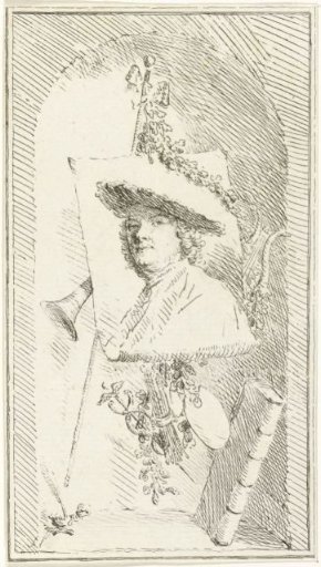 Self-portrait of Cornelis Ploos van Amstel