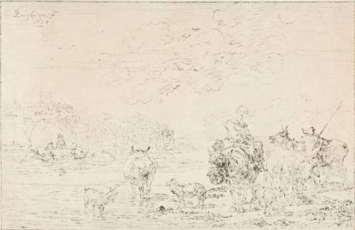 Woman on a mule