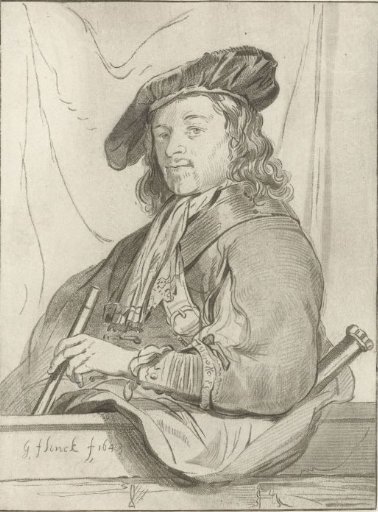 Man at a parapet
