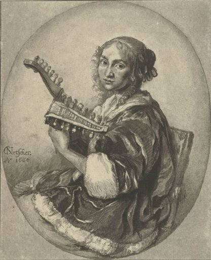Female lute player