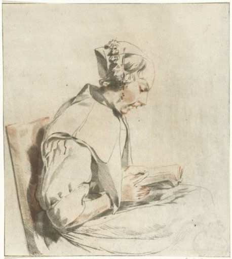 Reading woman