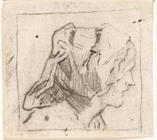 Woman's head and profile