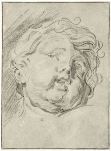 Face of an angel or putto