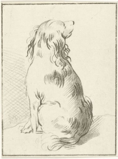 Seated dog