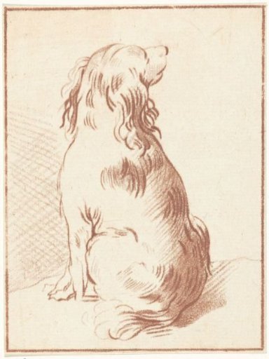 Seated dog