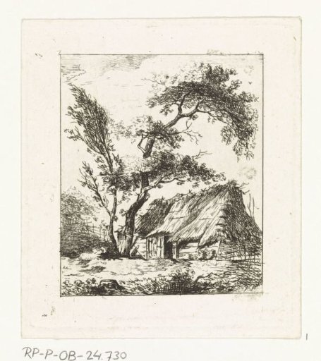 Hut under a tree