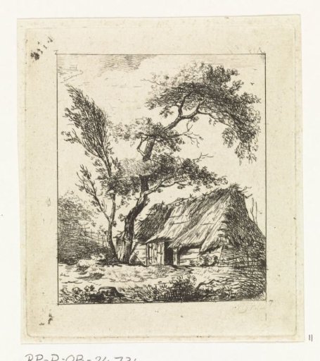 Hut under a tree