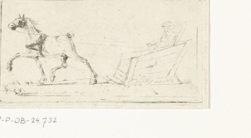 Horse with sleigh