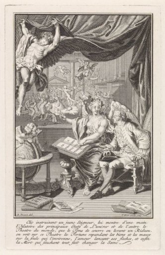 Clio teaching a young man