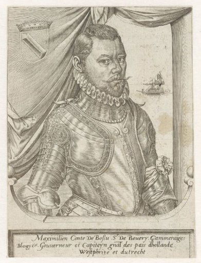 Portrait of Maximiliaan de Hennin, count of Bossu