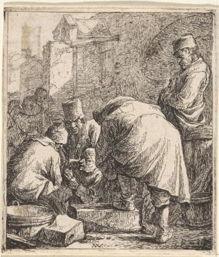 Man Tying His Shoelaces