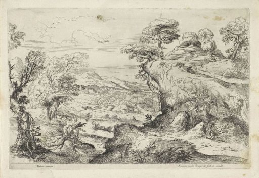 Mountain Landscape with a View of a River