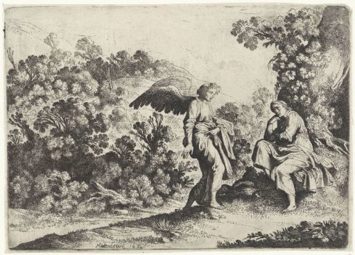 The Angel Comforts Hagar