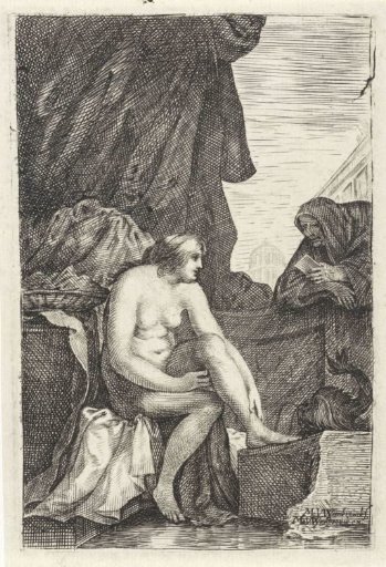Bathsheba Receives David's Invitation