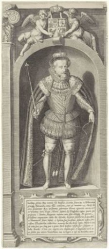 Portrait of James I of England in a Niche