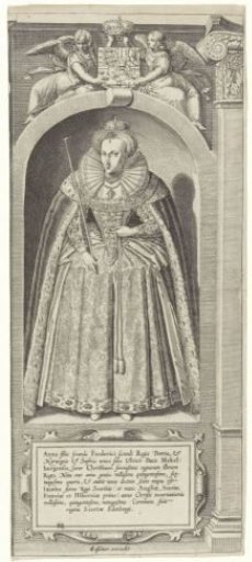 Portrait of Anne of Denmark, Queen of England
