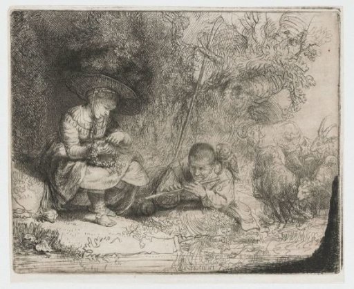 The flute player