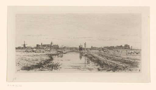 Road between Weesp and Muiden