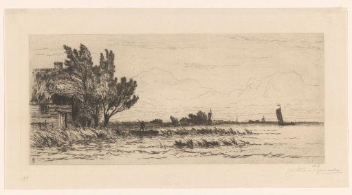 View of the Loosdrecht Lakes