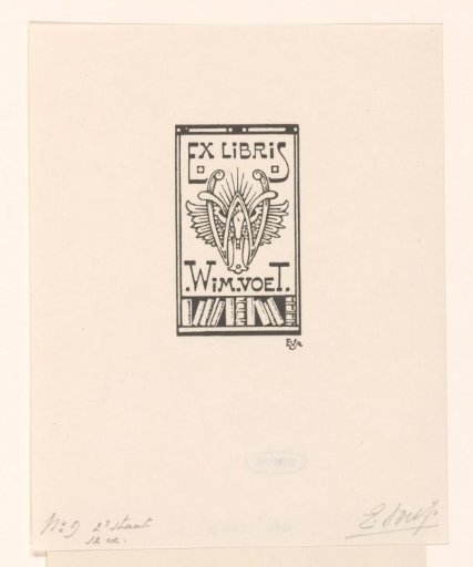 Ex libris of Wim Voet
