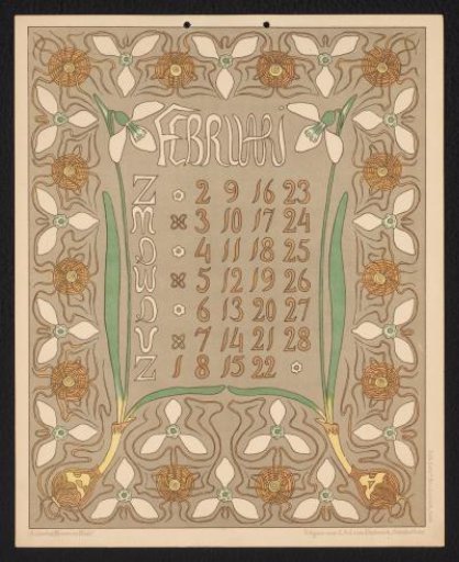 Calendar page for February 1902