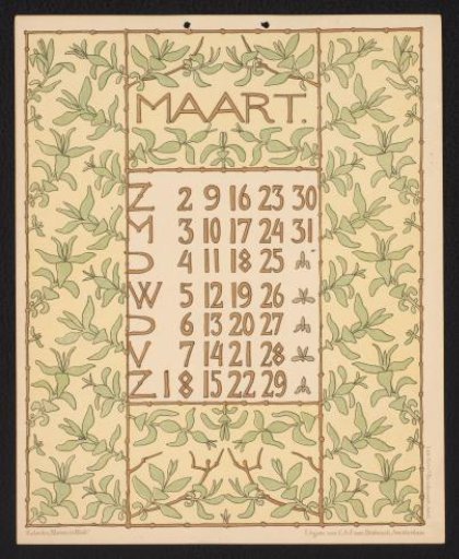Calendar page for March 1902