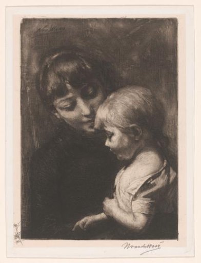 Woman with child