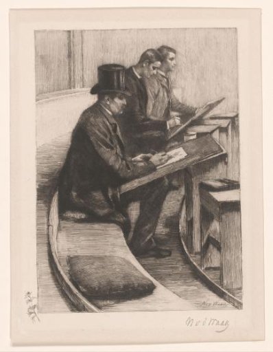 Men drawing