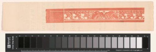 Ornamental border with rabbits