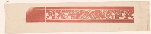 Ornamental border with rabbits